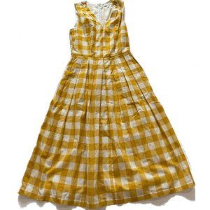emilyandfin dress, small, yellow check
